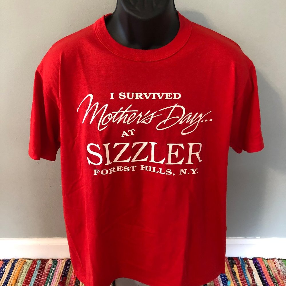 80s Sizzler Restaurant Shirt Survived Mothers Day
